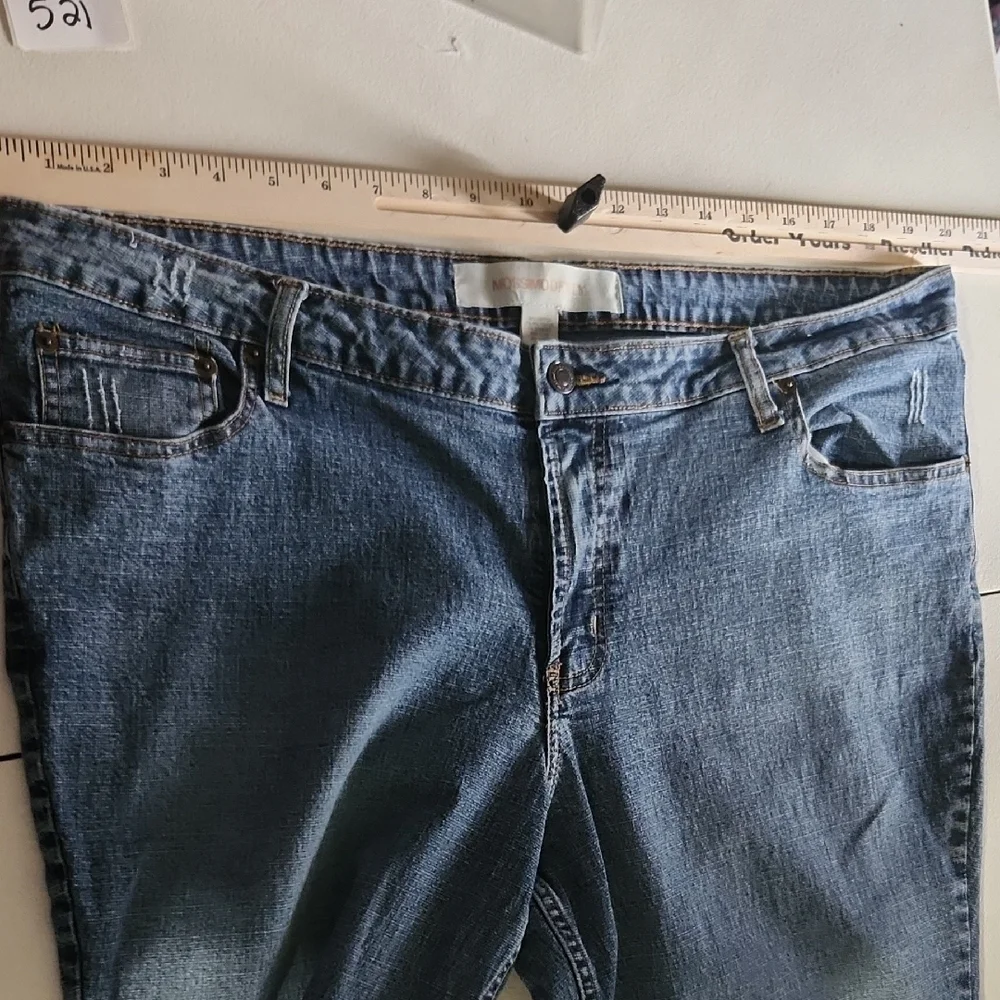 Mossimo Jeans Size 20 Blue Straight Leg Jeans